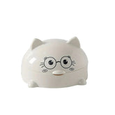 Cute Cartoon Draining Soap Dish Holder Box